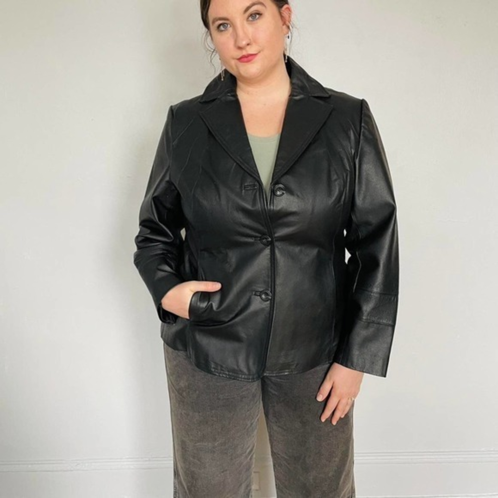 East 5th Leather Jacket Blazer